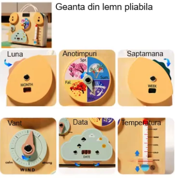 Busy Board Geantă din Lemn